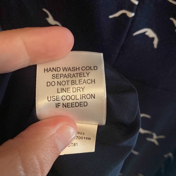 Market & Spruce Shada navy dress with birds - Picture 11 of 13